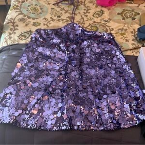Princess Polly Sparkling Purple mini dress